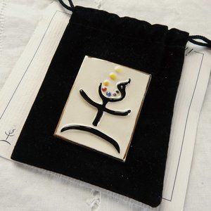 Wearable Art Pin by Kimberly Hinton - Never Worn